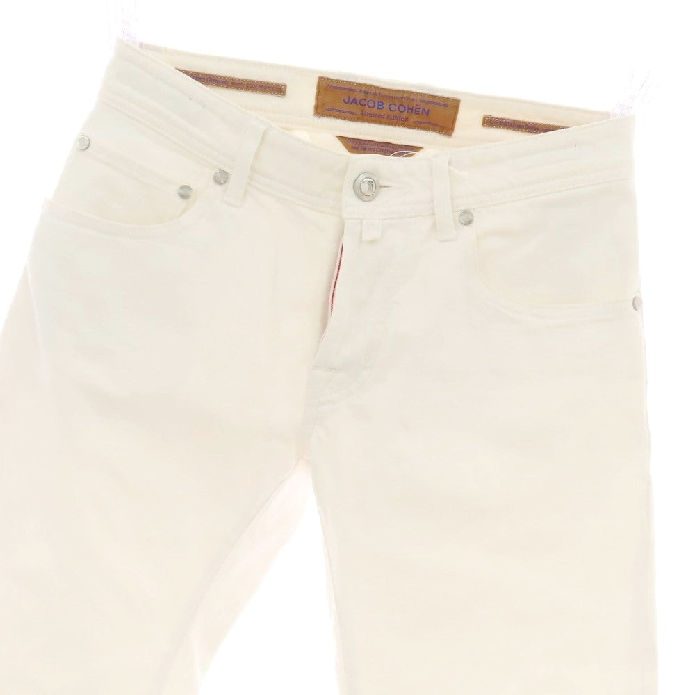 【中古】ヤコブコーエン JACOB COHEN J622 LIMITED EDITION ストレッチコットン デニムパンツ ジーンズ ホワイト【 28 】【 状態ランクB 】【 メンズ 】