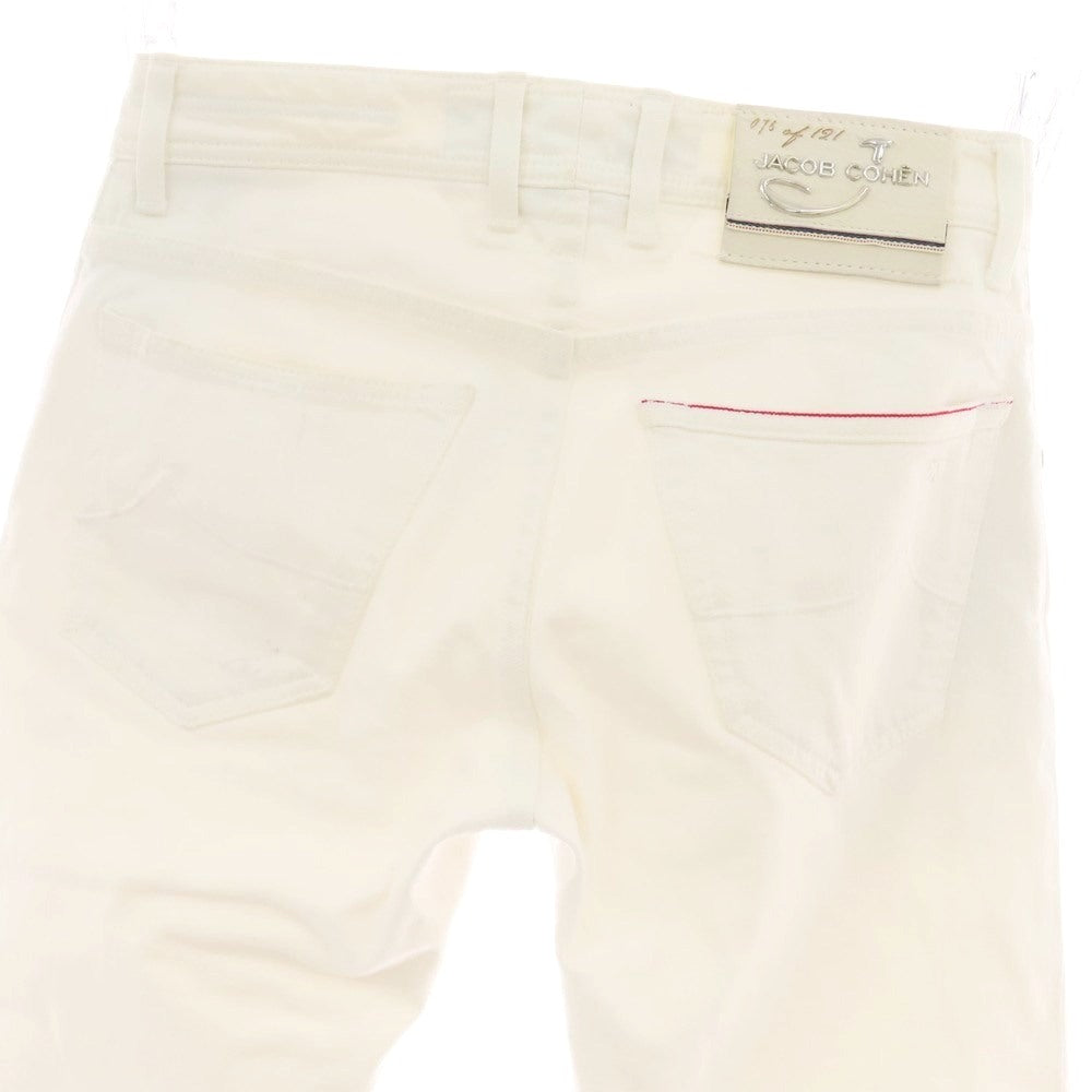【中古】ヤコブコーエン JACOB COHEN J622 LIMITED EDITION ストレッチコットン デニムパンツ ジーンズ ホワイト【 28 】【 状態ランクB 】【 メンズ 】