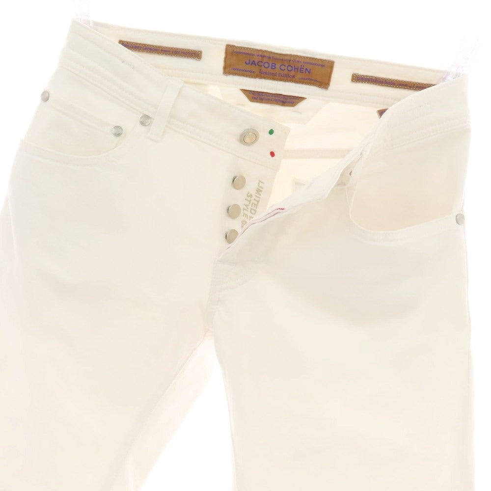 【中古】ヤコブコーエン JACOB COHEN J622 LIMITED EDITION ストレッチコットン デニムパンツ ジーンズ ホワイト【 28 】【 状態ランクB 】【 メンズ 】