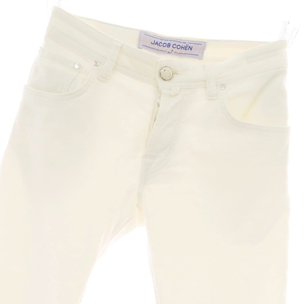 【中古】ヤコブコーエン JACOB COHEN J622 ストレッチコットン 細畝 コーデュロイパンツ ホワイト【 28 】【 状態ランクB 】【 メンズ 】