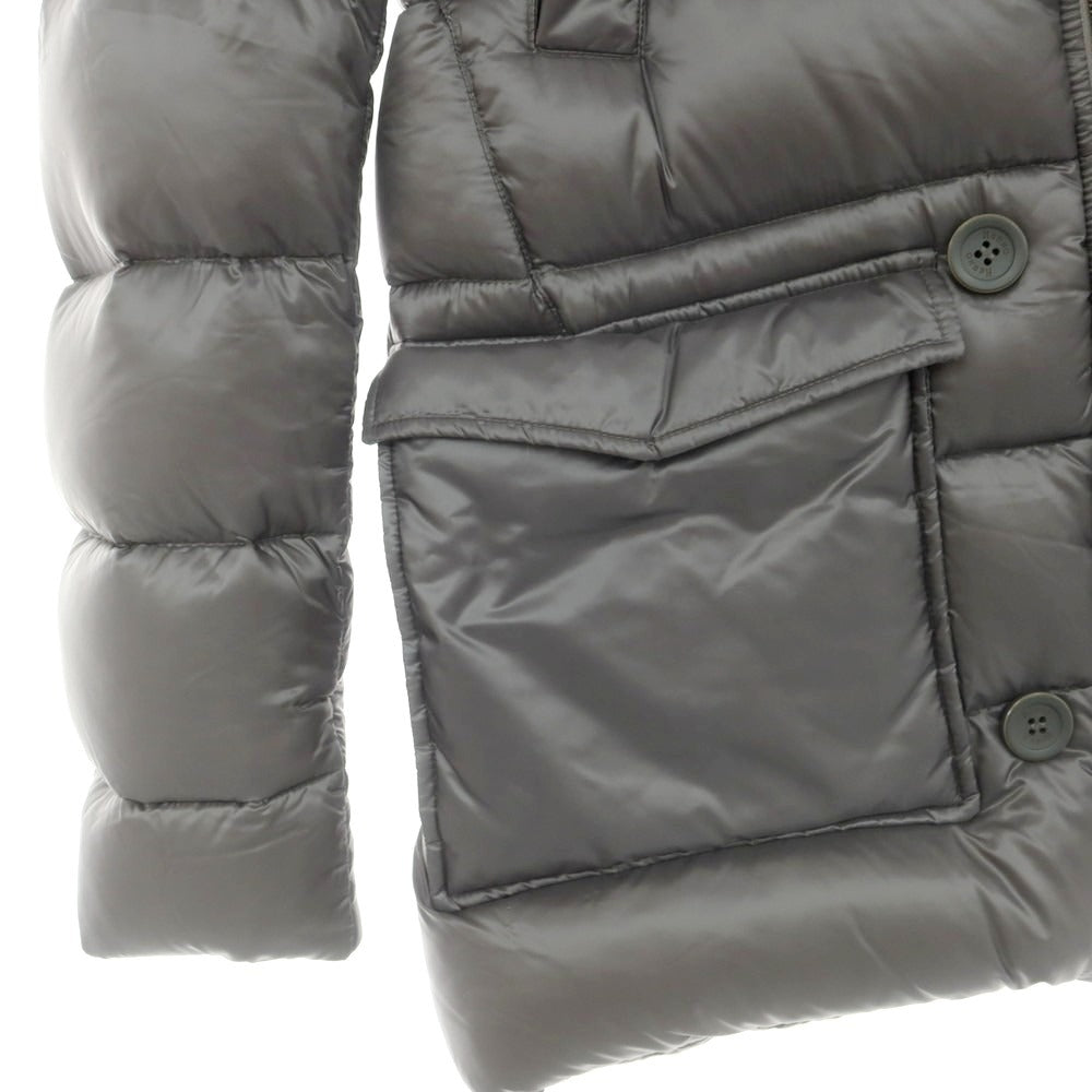 【中古】ヘルノ Herno ナイロン ダウンコート グレー系【 46 】【 状態ランクB 】【 メンズ 】