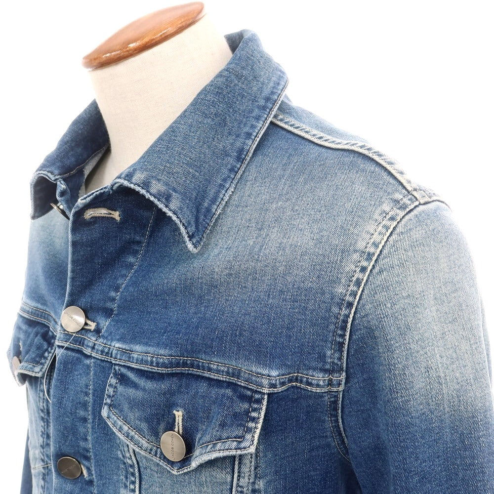 【中古】ヤコブコーエン JACOB COHEN J8032 ストレッチコットン デニムジャケット ブルー【 M 】【 状態ランクB 】【 メンズ 】