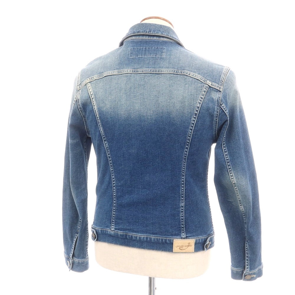 【中古】ヤコブコーエン JACOB COHEN J8032 ストレッチコットン デニムジャケット ブルー【 M 】【 状態ランクB 】【 メンズ 】