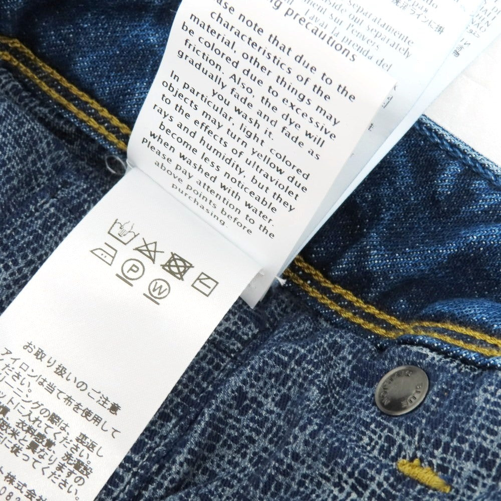 【中古】インコテックス ブルーディヴィジョン INCOTEX BLUE DIVISION ストレッチコットン デニムパンツ ジーンズ ネイビー【 30 】【 状態ランクB 】【 メンズ 】