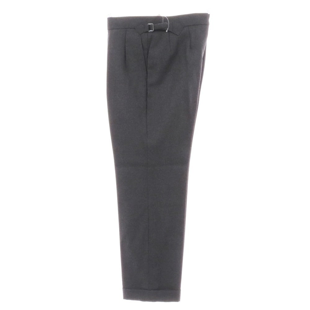 【中古】フミヤ ヒラノ ザ トラウザーズ Fumiya Hirano THE TROUSERS REGENT ウール ドレススラックスパンツ ダークグレー【 38 】【 状態ランクA 】【 メンズ 】