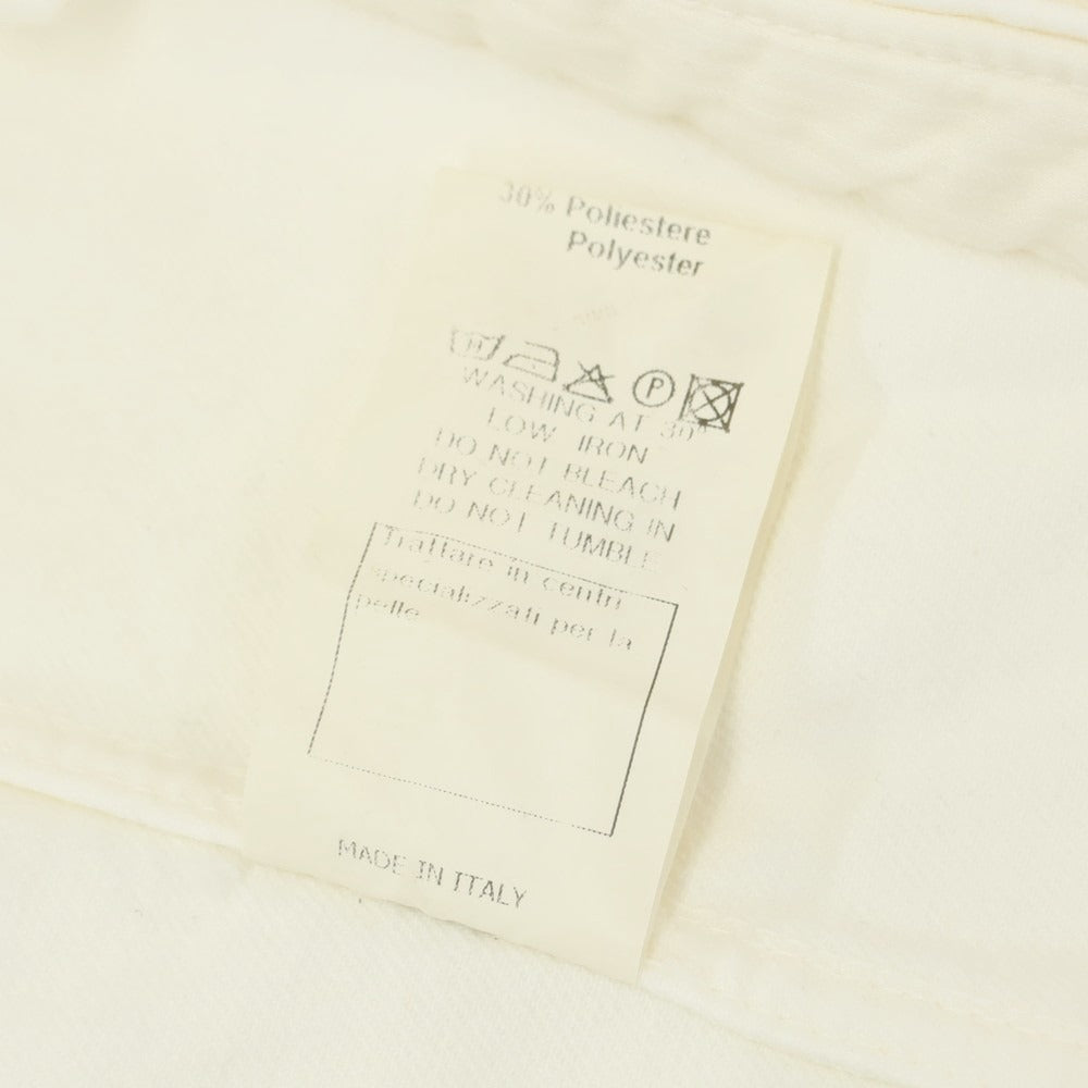 【中古】シビリア SIVIGLIA ストレッチコットン デニムジャケット ホワイト【 48 】【 状態ランクC 】【 メンズ 】