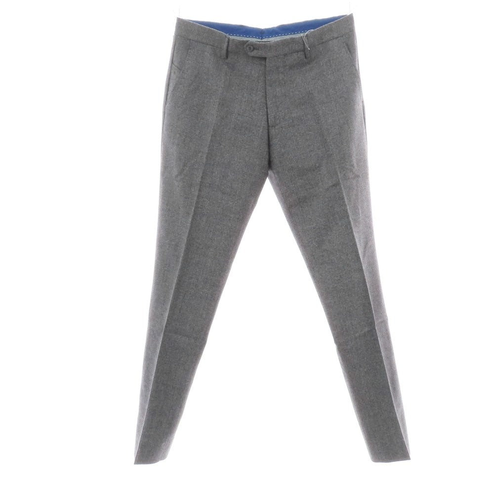 【中古】ベルウィッチ BERWICH ストレッチウール ドレススラックスパンツ グレー【 50 】【 状態ランクC 】【 メンズ 】