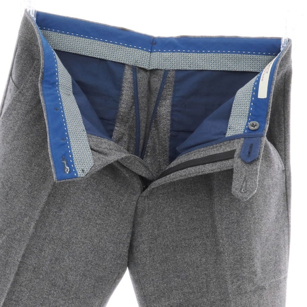 【中古】ベルウィッチ BERWICH ストレッチウール ドレススラックスパンツ グレー【 50 】【 状態ランクC 】【 メンズ 】