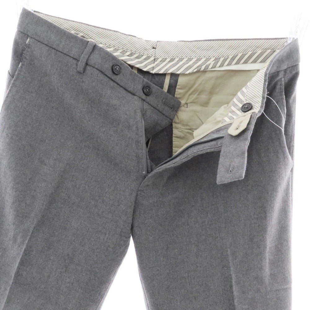 【中古】ベルウィッチ BERWICH ストレッチウール カジュアルスラックスパンツ グレー【 50 】【 状態ランクB 】【 メンズ 】