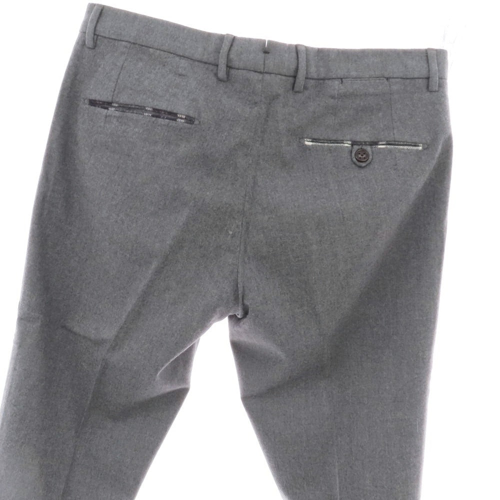 【中古】ベルウィッチ BERWICH ストレッチウール カジュアルスラックスパンツ グレー【 50 】【 状態ランクB 】【 メンズ 】