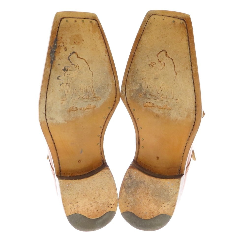 【中古】Bettini ベッティーニ ノルベジェーゼ製法 ダブルモンク ドレスシューズ ブラウン【 9 】【 状態ランクC 】【 メンズ 】