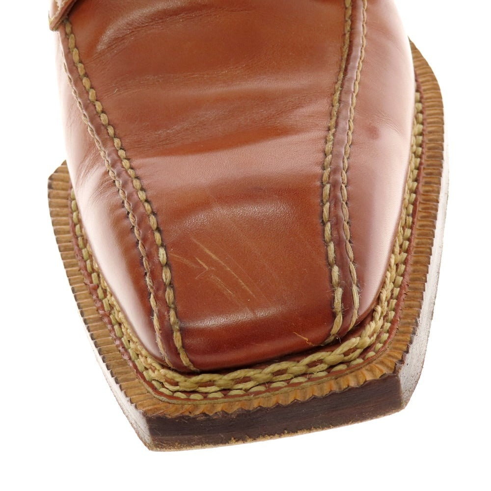 【中古】ステファノブランキーニ Stefano Branchini ノルベジェーゼ製法 ドレスシューズ ブラウン【 9 】【 状態ランクC 】【 メンズ 】