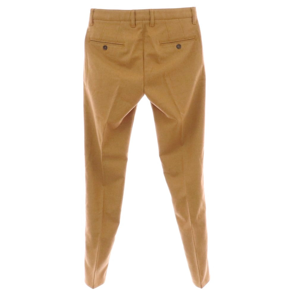 【中古】クルーナ CRUNA ウールポリエステル カジュアルスラックスパンツ ライトブラウン【 2 】【 状態ランクA 】【 メンズ 】