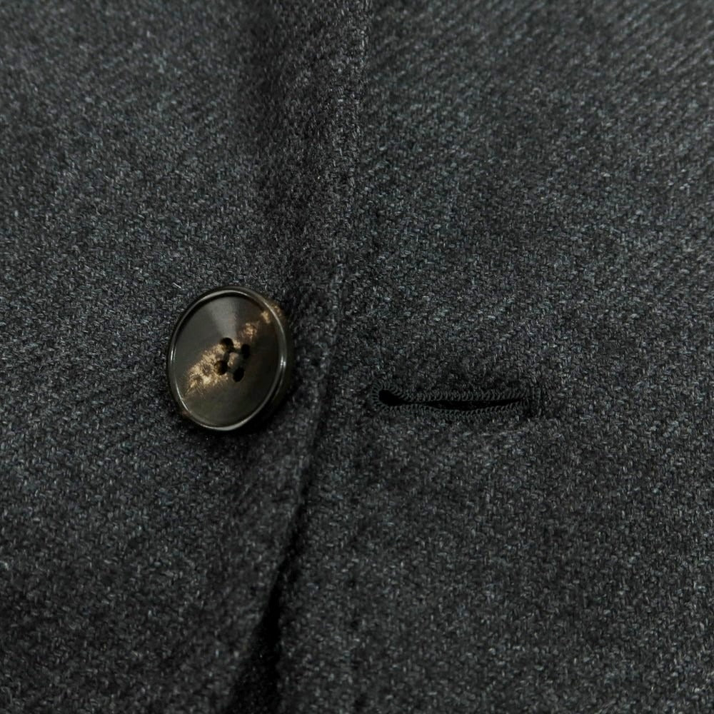 【中古】アルフォンソ シリカ Alfonso Sirica カシミヤシルク 3つボタンスーツ チャコールグレー【 46 】【 状態ランクA 】【 メンズ 】