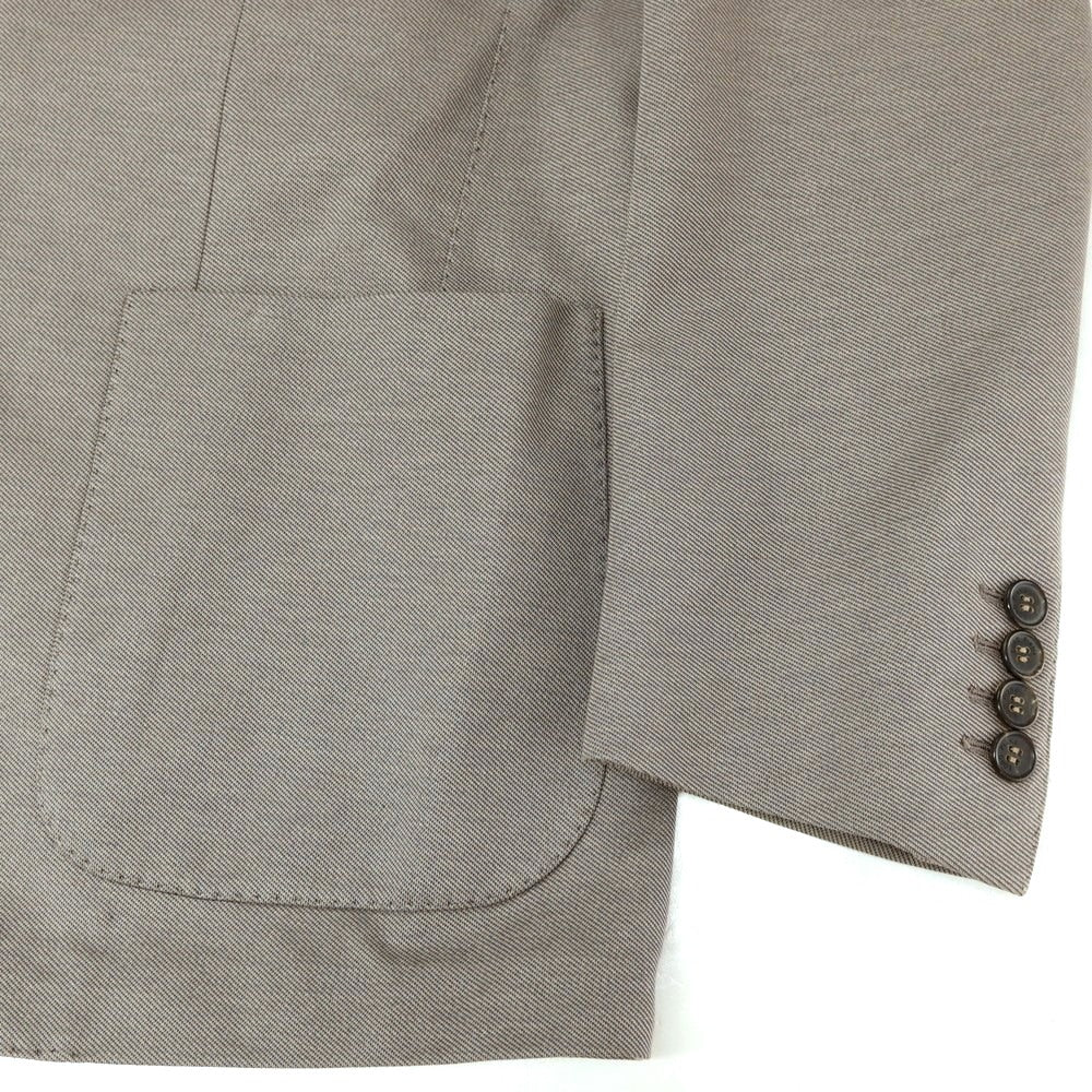 【中古】ロロピアーナ Loro Piana コットン 2つボタンスーツ グレージュ【サイズ46】【 状態ランクC 】【 メンズ 】