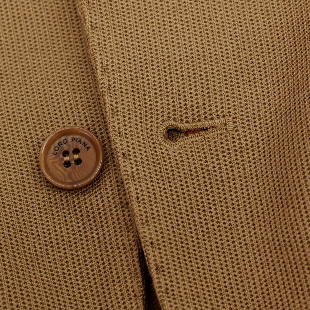 【中古】ロロピアーナ Loro Piana コットンシルクジャージー カジュアルジャケット ブラウン【サイズ46】【 状態ランクB 】【 メンズ 】