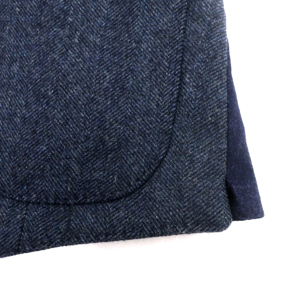 【中古】ハーディエイミス Hardy Amies ウール ショールカラー ダブル カジュアル系ジレ ベスト ネイビー【 36 】【 状態ランクB 】【 メンズ 】