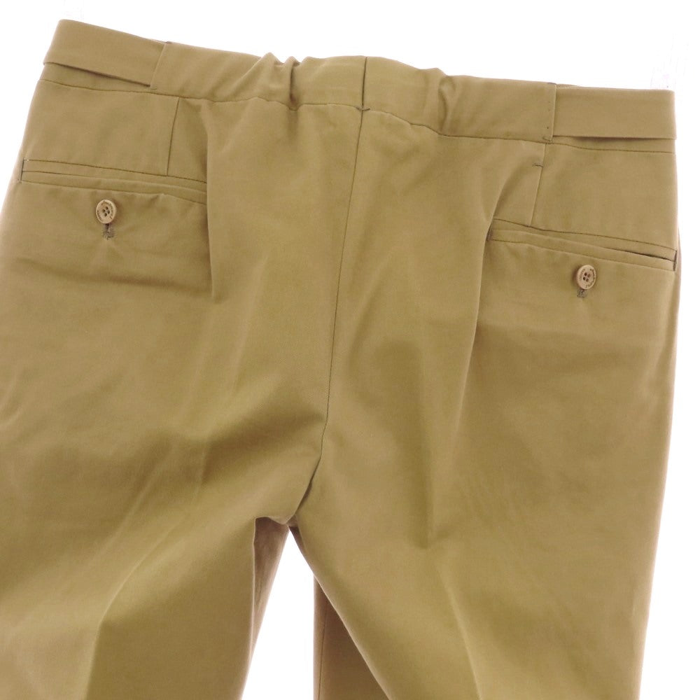 【中古】アンブロージ Ambrosi コットン カジュアルスラックスパンツ ダークベージュ【 44 】【 状態ランクC 】【 メンズ 】