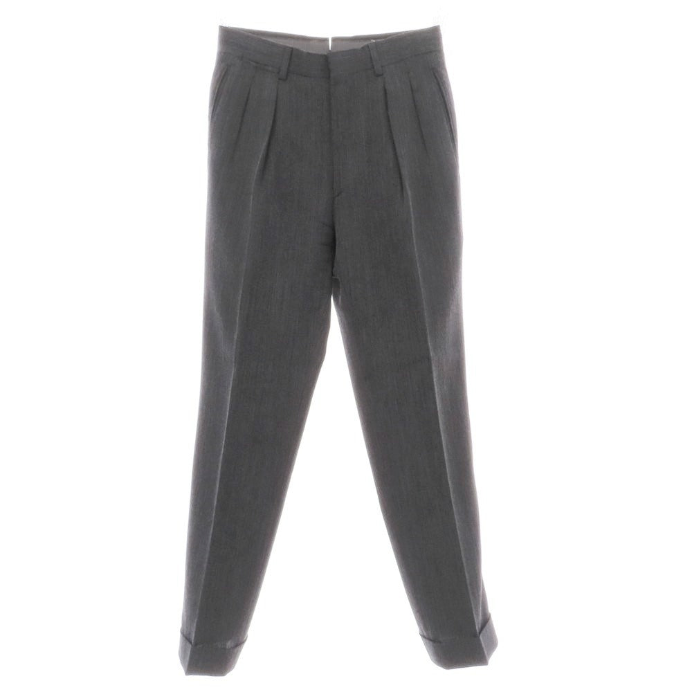 【中古】トムフォード TOM FORD ウール ドレススラックスパンツ グレー【 46 】【 状態ランクB 】【 メンズ 】