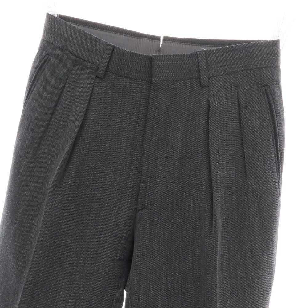 【中古】トムフォード TOM FORD ウール ドレススラックスパンツ グレー【 46 】【 状態ランクB 】【 メンズ 】