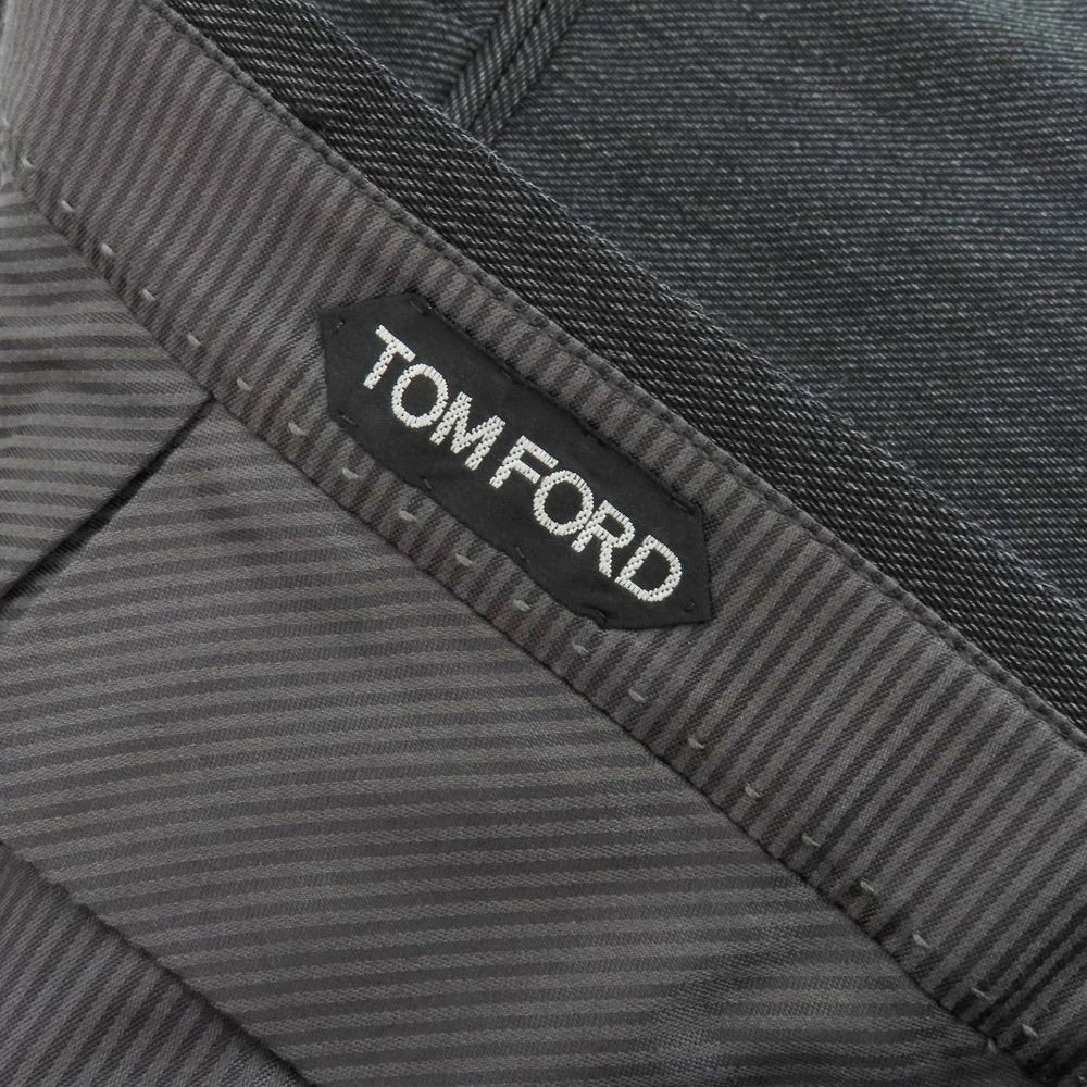 【中古】トムフォード TOM FORD ウール ドレススラックスパンツ グレー【 46 】【 状態ランクB 】【 メンズ 】