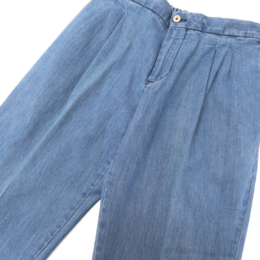 【中古】ピーティートリノ PT TORINO SONNY ストレッチ コットン イージースラックスパンツ ライトブルー【サイズ46】【 状態ランクD 】【 メンズ 】