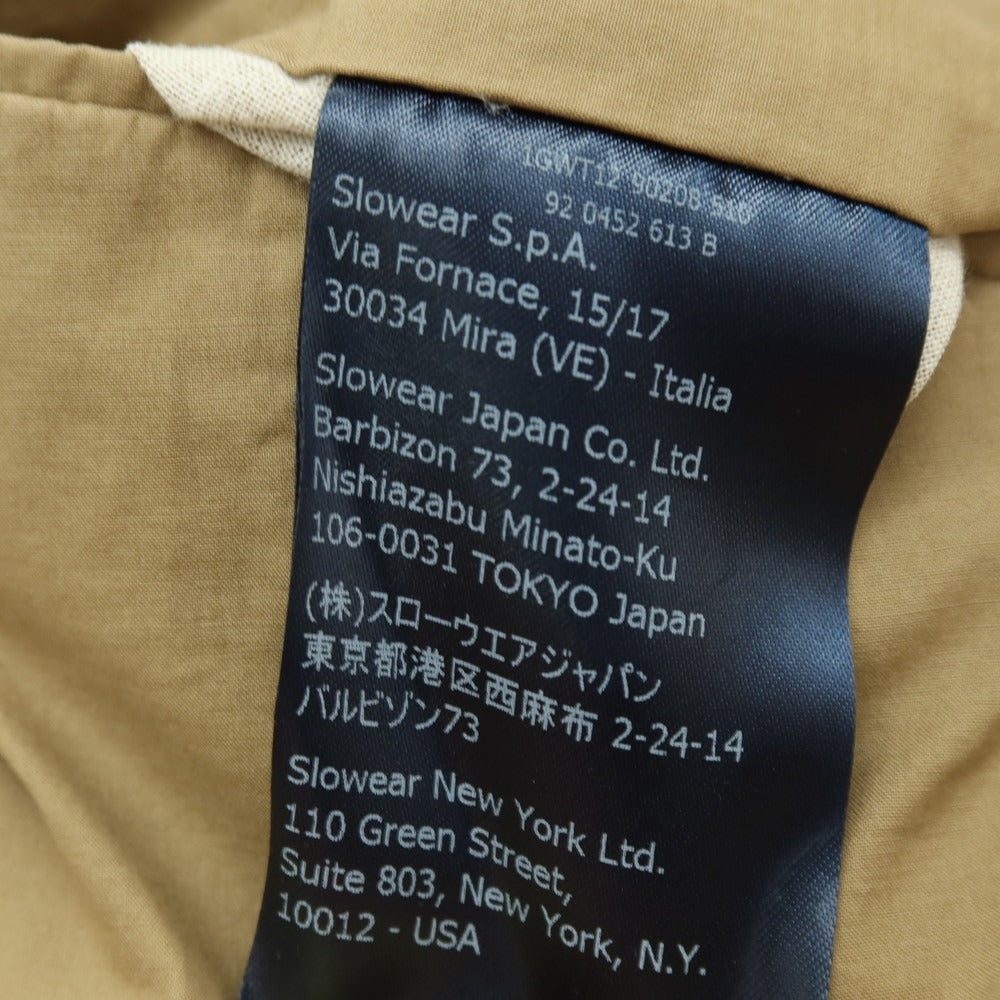 【中古】インコテックス INCOTEX ストレッチ コットン カジュアルスラックスパンツ ベージュxグリーン【サイズ48】【 状態ランクB 】【 メンズ 】