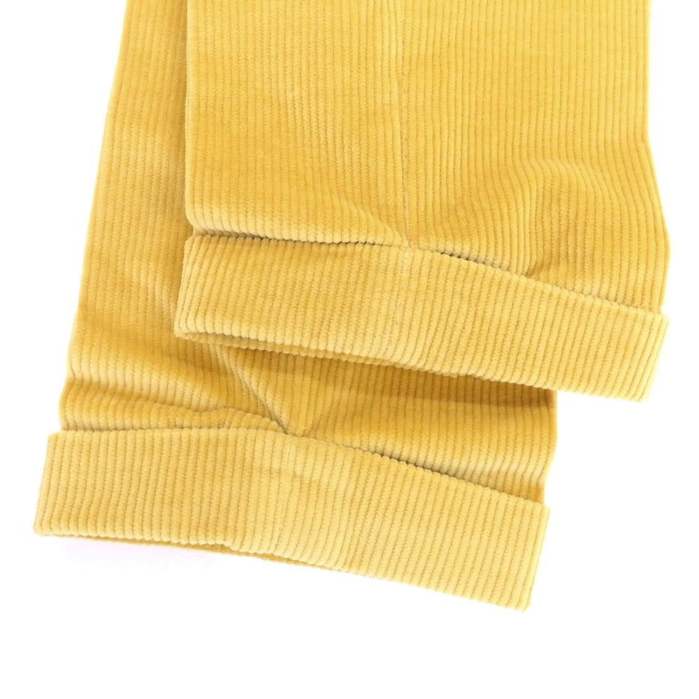 【中古】マッシモコラード Massimo Corrado コットン系 コーデュロイパンツ イエロー【 表記なし(XS位) 】【 状態ランクB 】【 メンズ 】