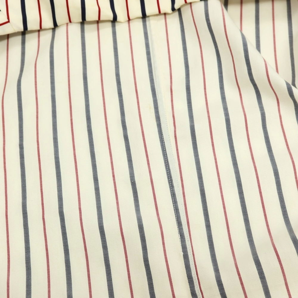 【中古】オリアン ORIAN コットン ストライプ 3B カジュアルジャケット オフホワイトxネイビー×レッド【サイズ44】【 状態ランクC 】【 メンズ 】