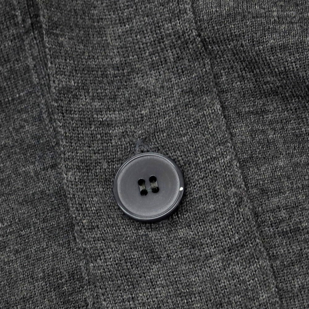 【中古】ルトロワ Letroyes ハイゲージ ウール カーディガン グレー【 L 】【 状態ランクC 】【 メンズ 】