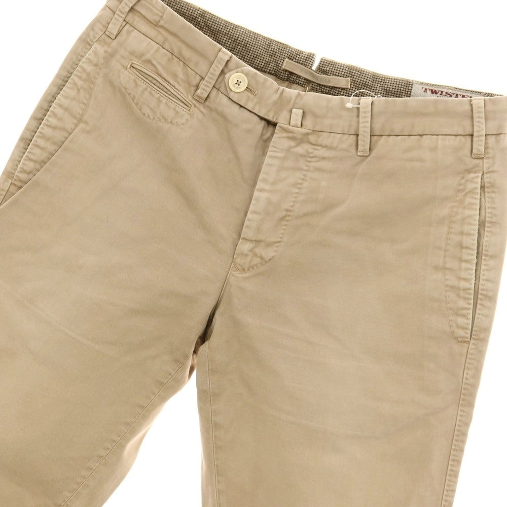 【中古】ジーティーアー ツイステッド G.T.A TWISTED コットン チノパンツ ベージュ【サイズ48】【 状態ランクC 】【 メンズ 】
