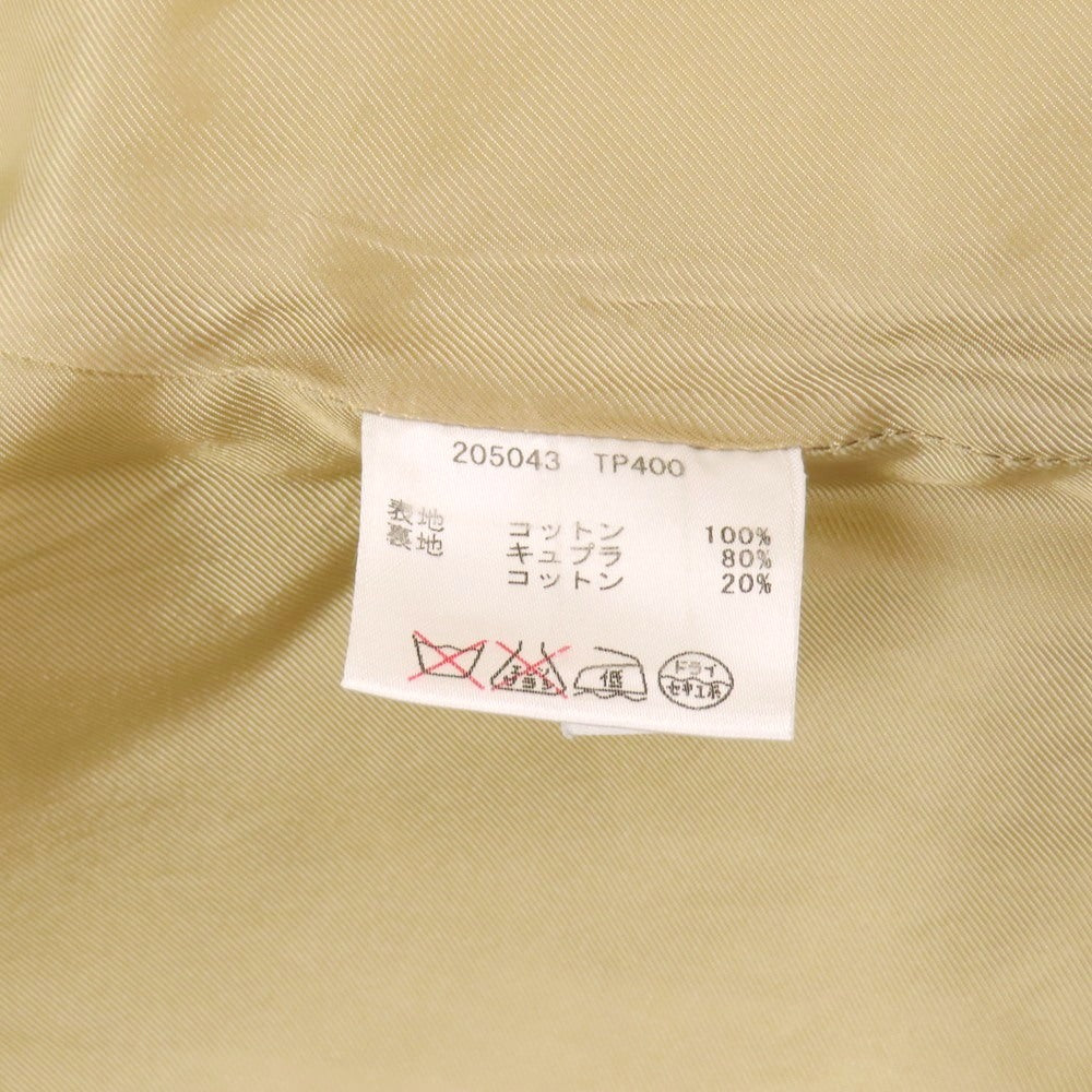 【中古】バレンシアガ BALENCIAGA コットン トレンチコート ベージュ【 44 】【 状態ランクC 】【 メンズ 】
