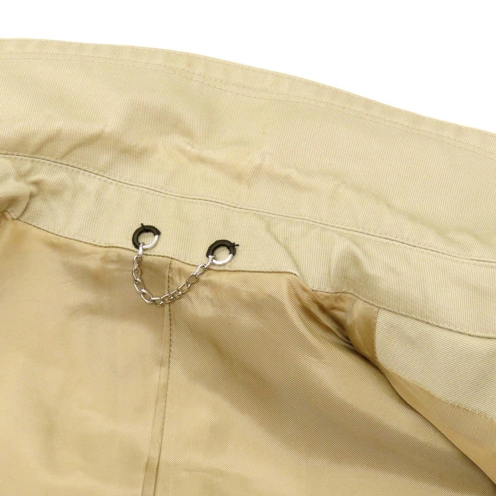 【中古】バレンシアガ BALENCIAGA コットン トレンチコート ベージュ【 44 】【 状態ランクC 】【 メンズ 】