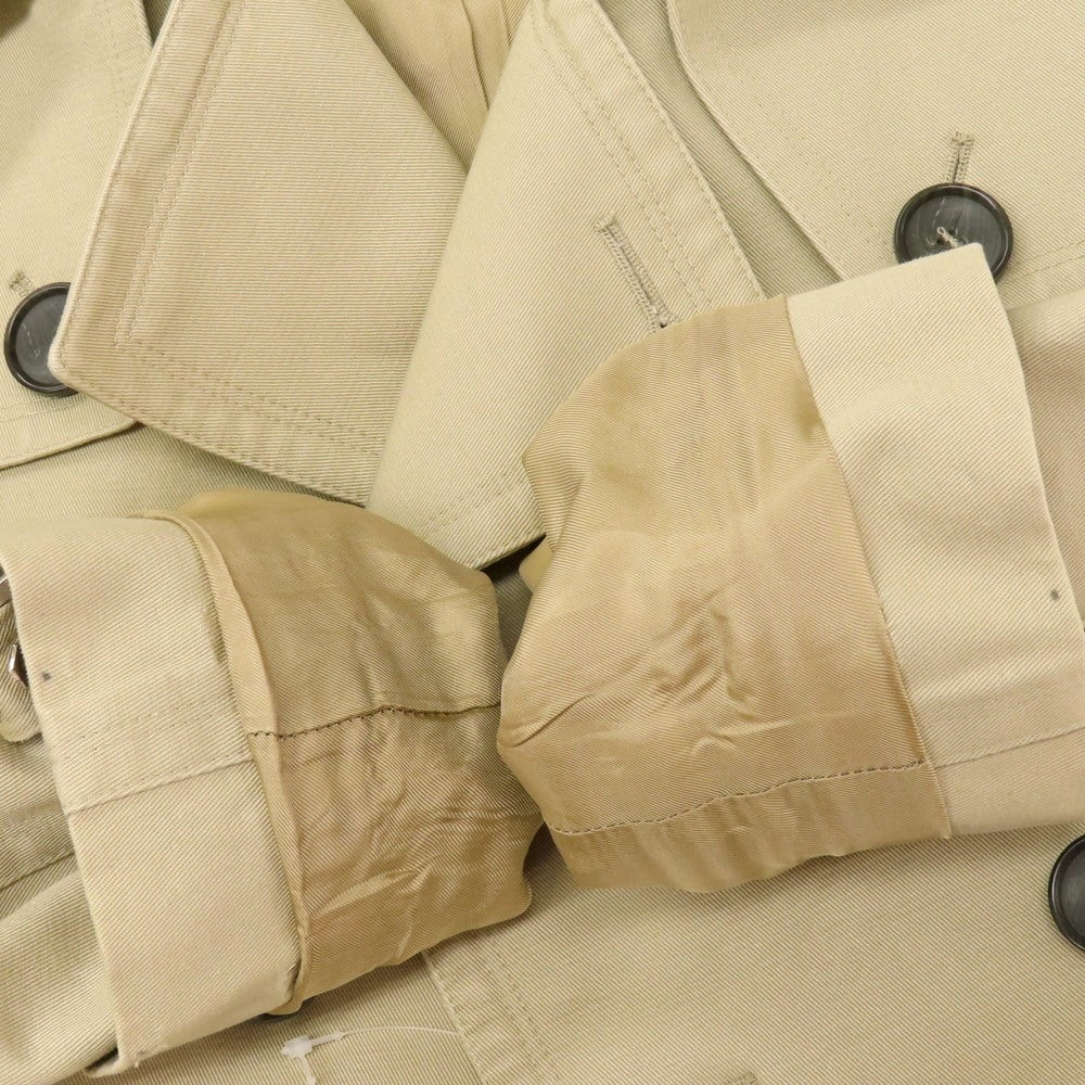 【中古】バレンシアガ BALENCIAGA コットン トレンチコート ベージュ【 44 】【 状態ランクC 】【 メンズ 】