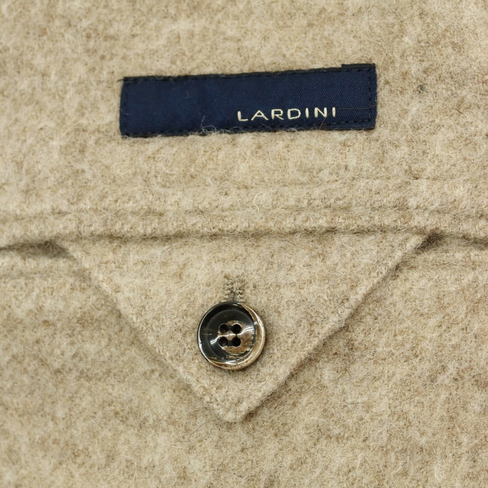【中古】ラルディーニ LARDINI ツーピース ウール 3B カジュアルジャケット ベージュ【 42 】【 状態ランクB 】【 メンズ 】