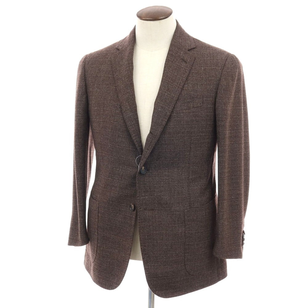 【中古】スティレ ラティーノ STILE LATINO ウール 3B テーラードジャケット ブラウン【サイズ50】【 状態ランクC 】【 メンズ 】
