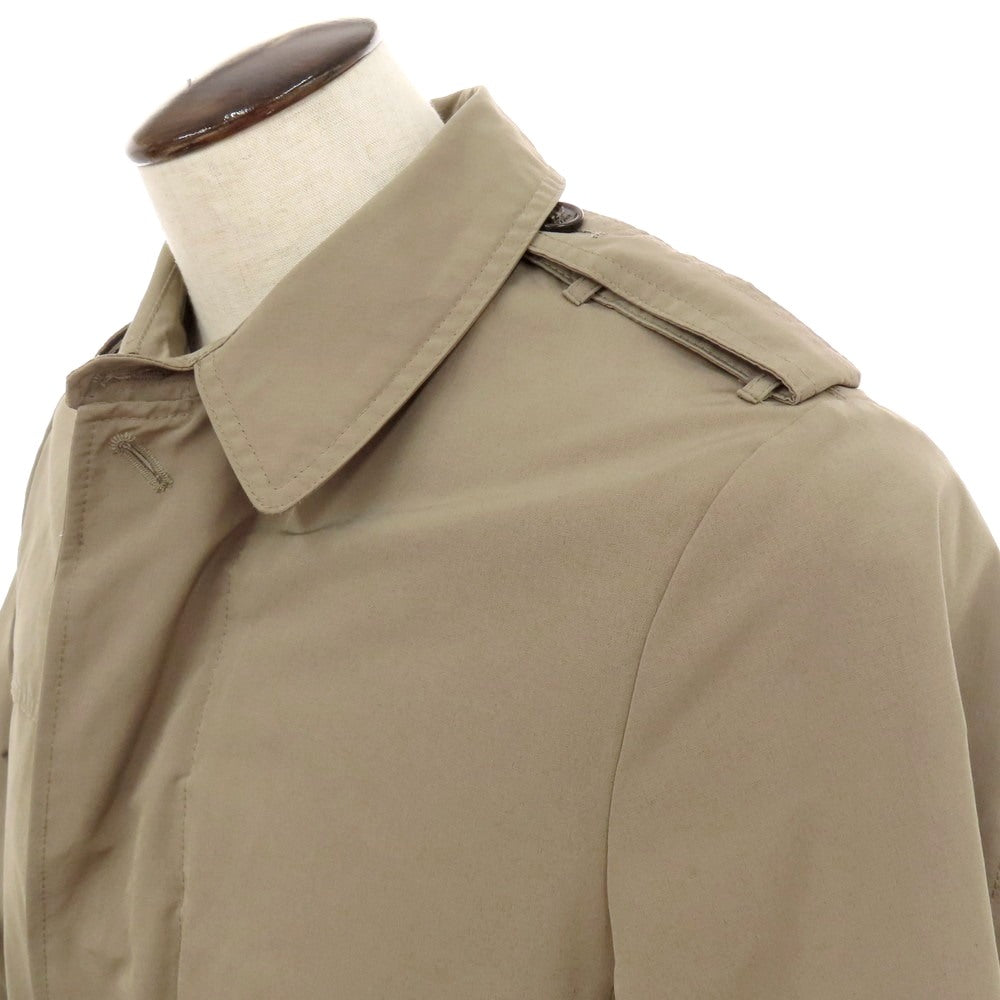 【中古】ムーレー MOORER PREZ-WM コットンポリエステル シングル トレンチコート グレージュ【 50 】【 状態ランクB 】【 メンズ 】