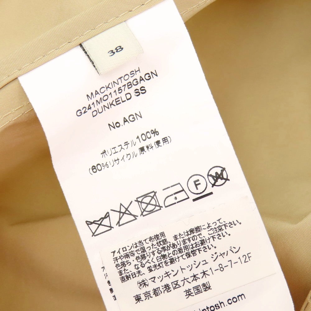 【中古】マッキントッシュ Mackintosh ポリエステル ステンカラーコート ベージュ【 38 】【 状態ランクB 】【 メンズ 】
