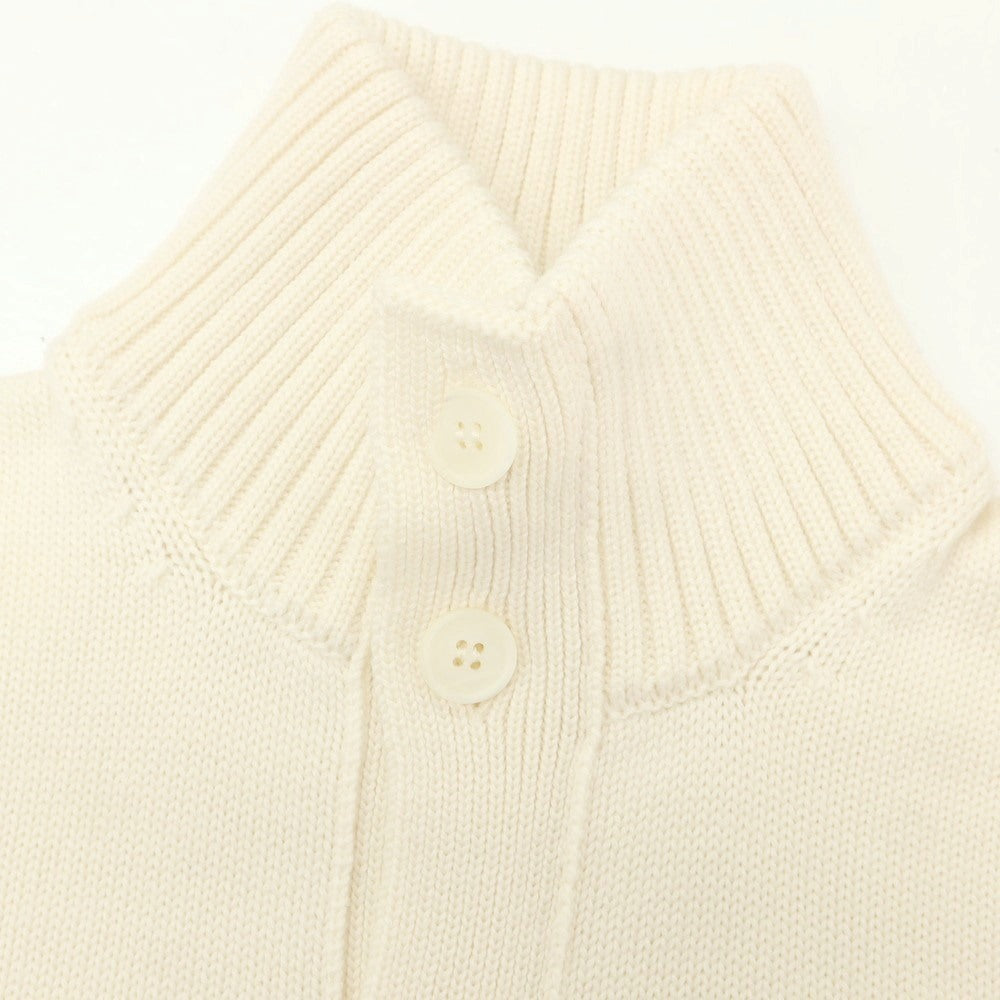 【中古】ザノーネ ZANONE CHIOTO キョート ミドルゲージ ウール スタンドカラー カーディガン アイボリー【 50 】【 状態ランクB 】【 メンズ 】