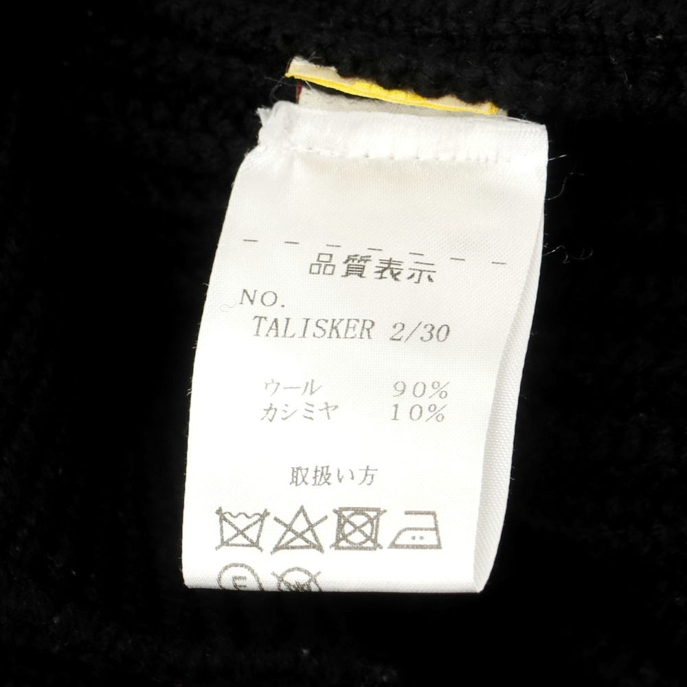 【中古】マック ジョージ Mc George ウールカシミヤ ショールカラー カーディガン ブラック【 42 】【 状態ランクB 】【 メンズ 】