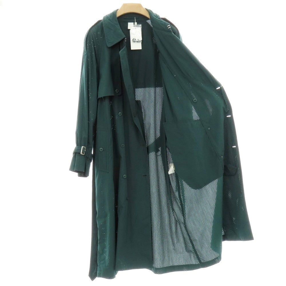 【中古】タクタク tac:tac コットンポリエステル パンチング トレンチコート グリーン【 M 】【 状態ランクB 】【 メンズ 】