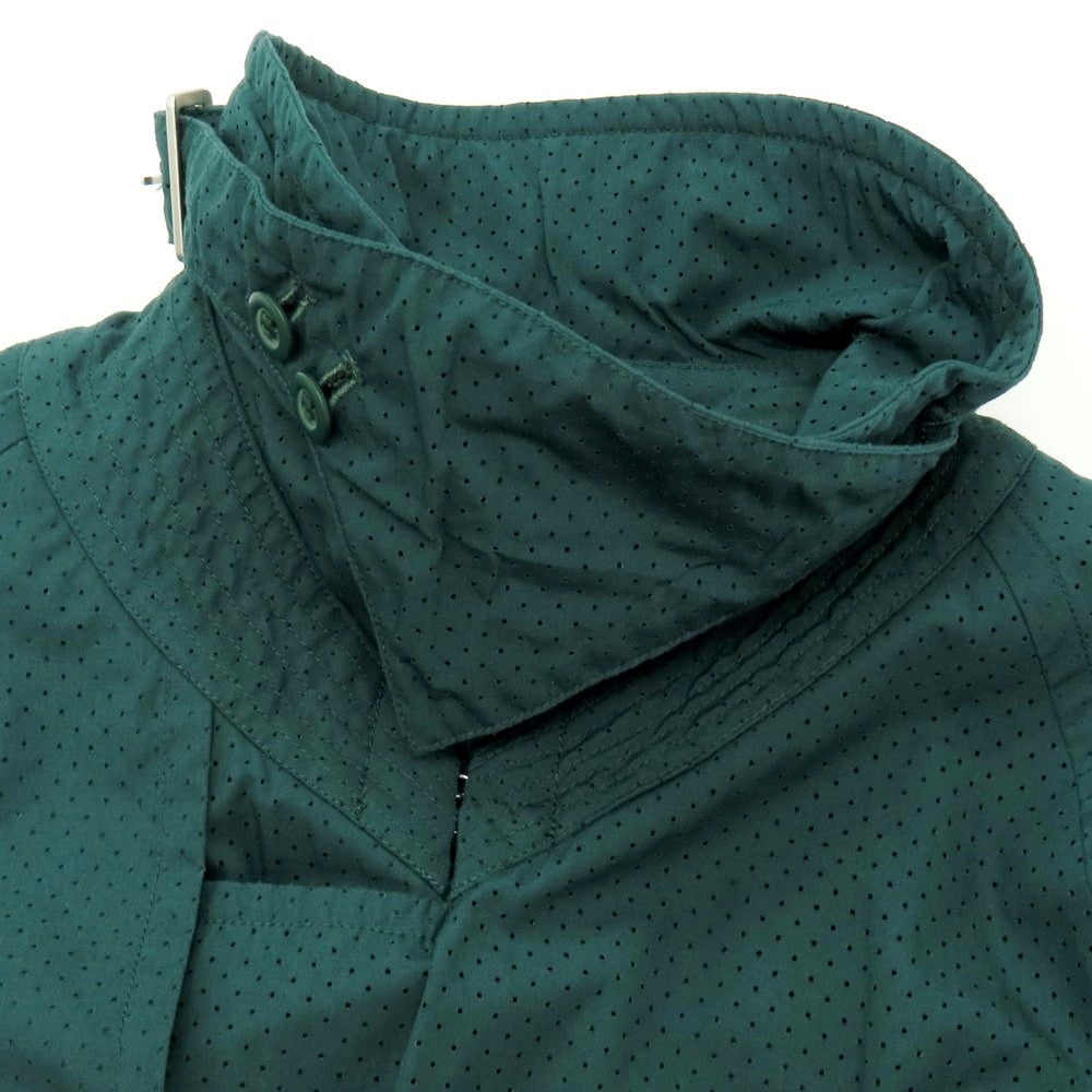 【中古】タクタク tac:tac コットンポリエステル パンチング トレンチコート グリーン【 M 】【 状態ランクB 】【 メンズ 】