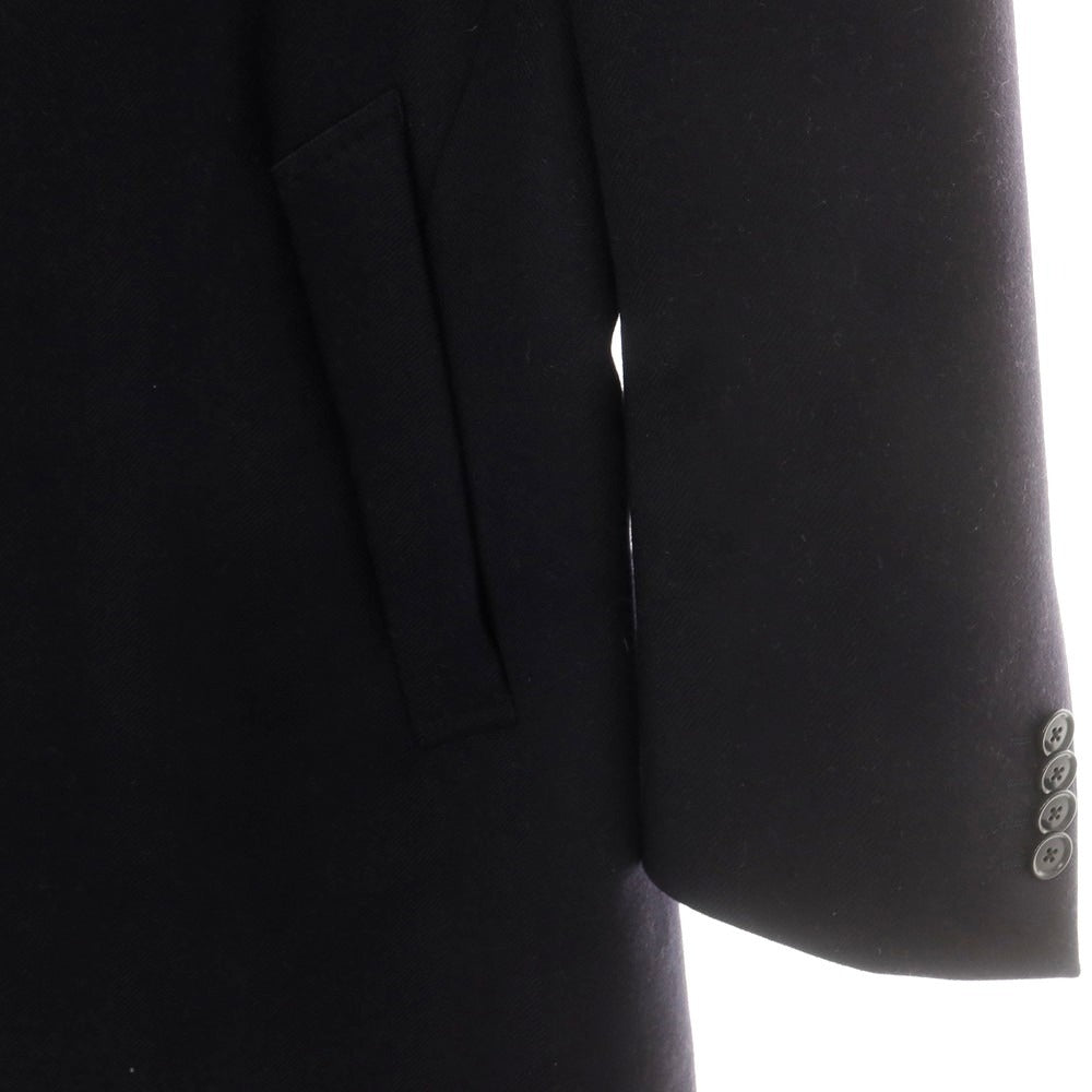 【中古】その他ブランド Brand ウール チェスターフィールドコート ネイビー【 54 】【 状態ランクB 】【 メンズ 】
