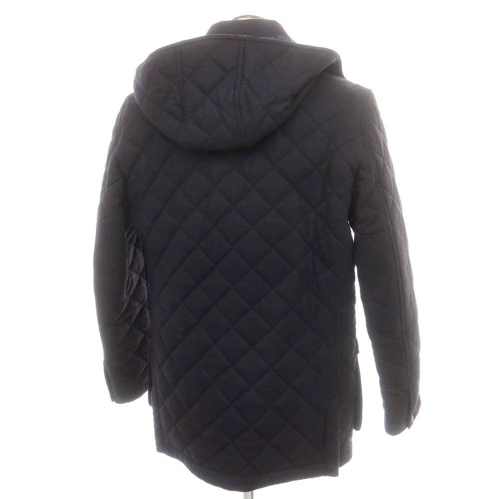 【中古】フレンチアイ FRENCHEYE Thermore ウールポリエスエルカシミヤ キルティングブルゾン ダークネイビー【 44 】【 状態ランクB 】【 メンズ 】