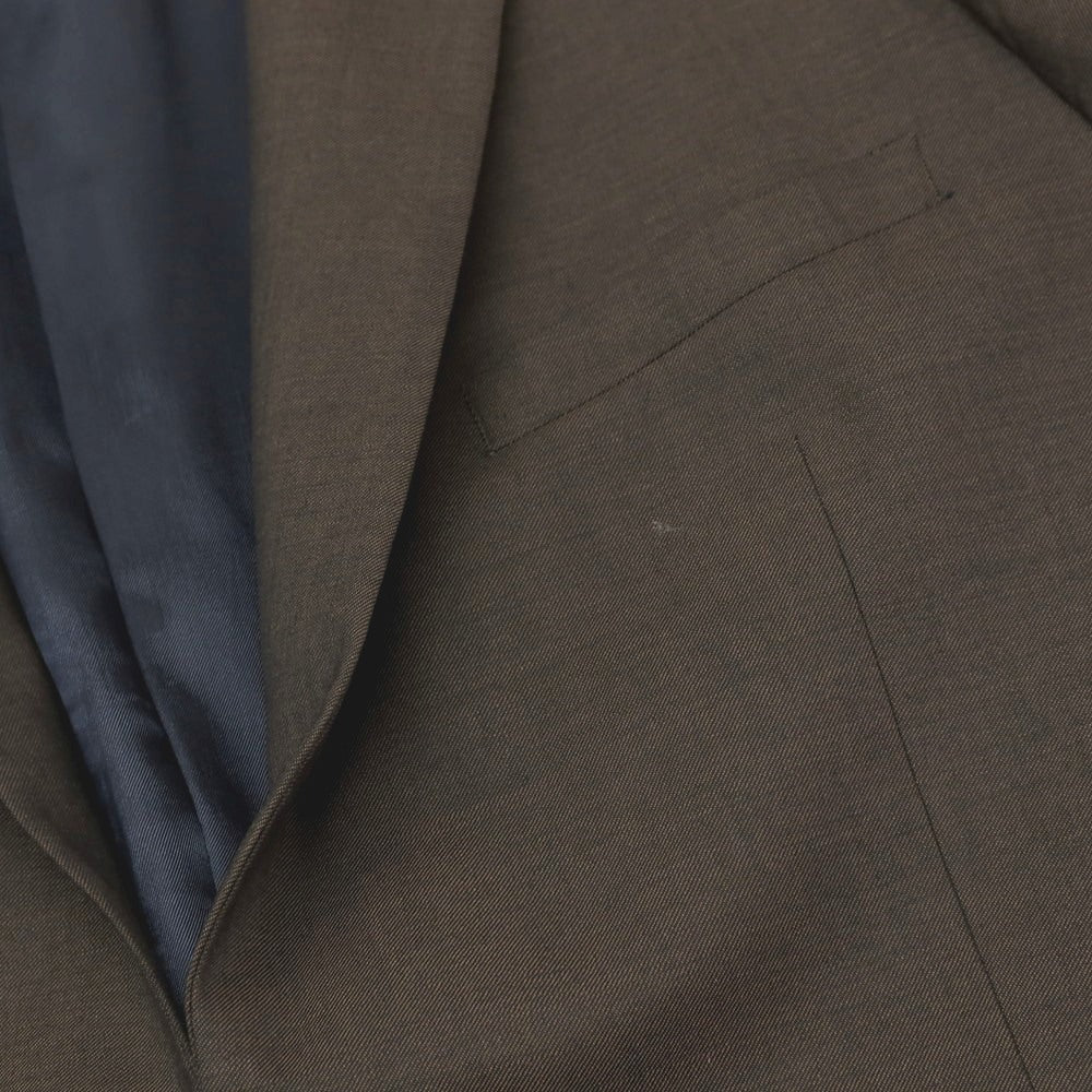 【中古】トネッロ TONELLO ウール 2B テーラードジャケット ダークブラウン【サイズ54】【 状態ランクC 】【 メンズ 】