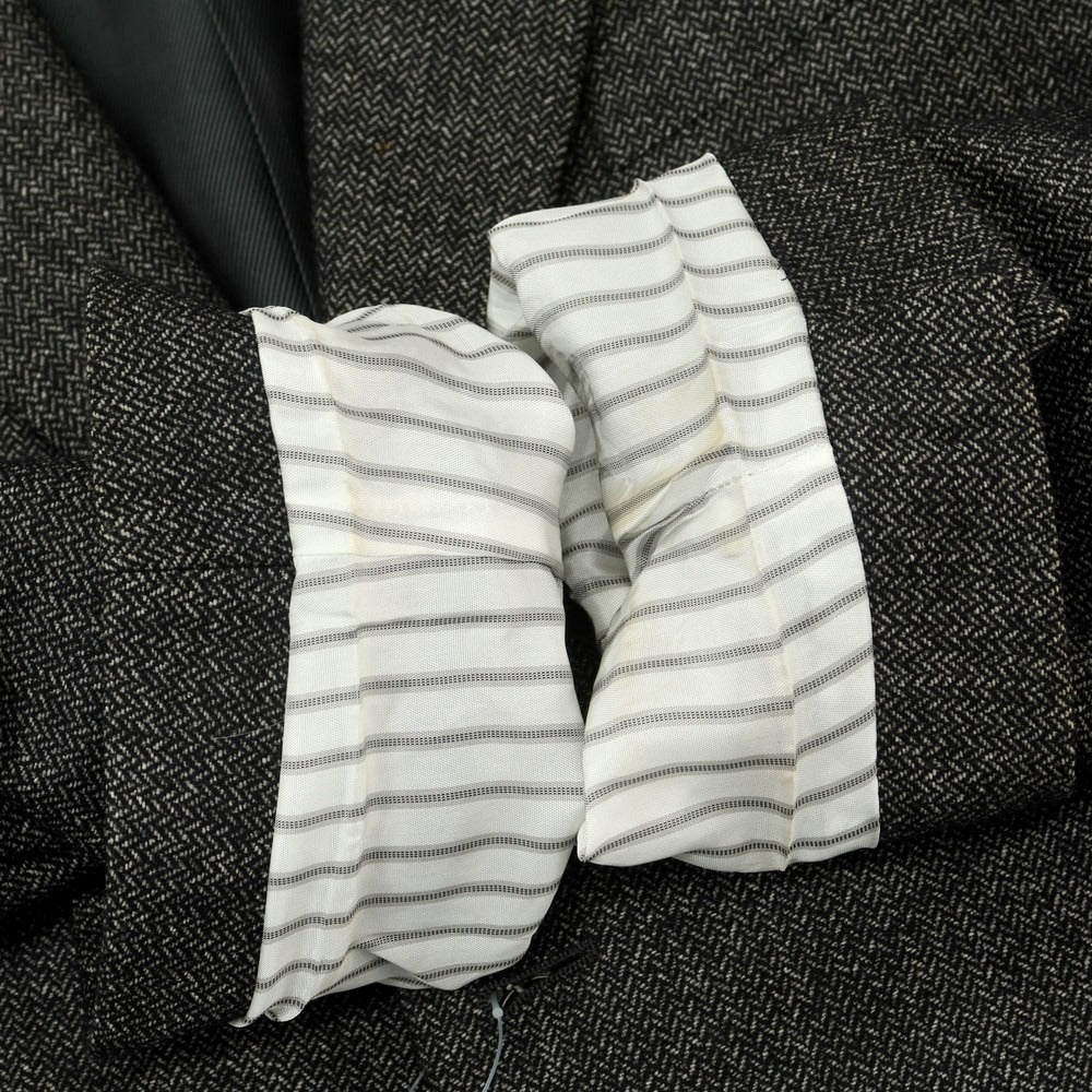 【中古】パオローニ PAOLONI ウールコットン テーラードジャケット グレー【 54 】【 状態ランクC 】【 メンズ 】