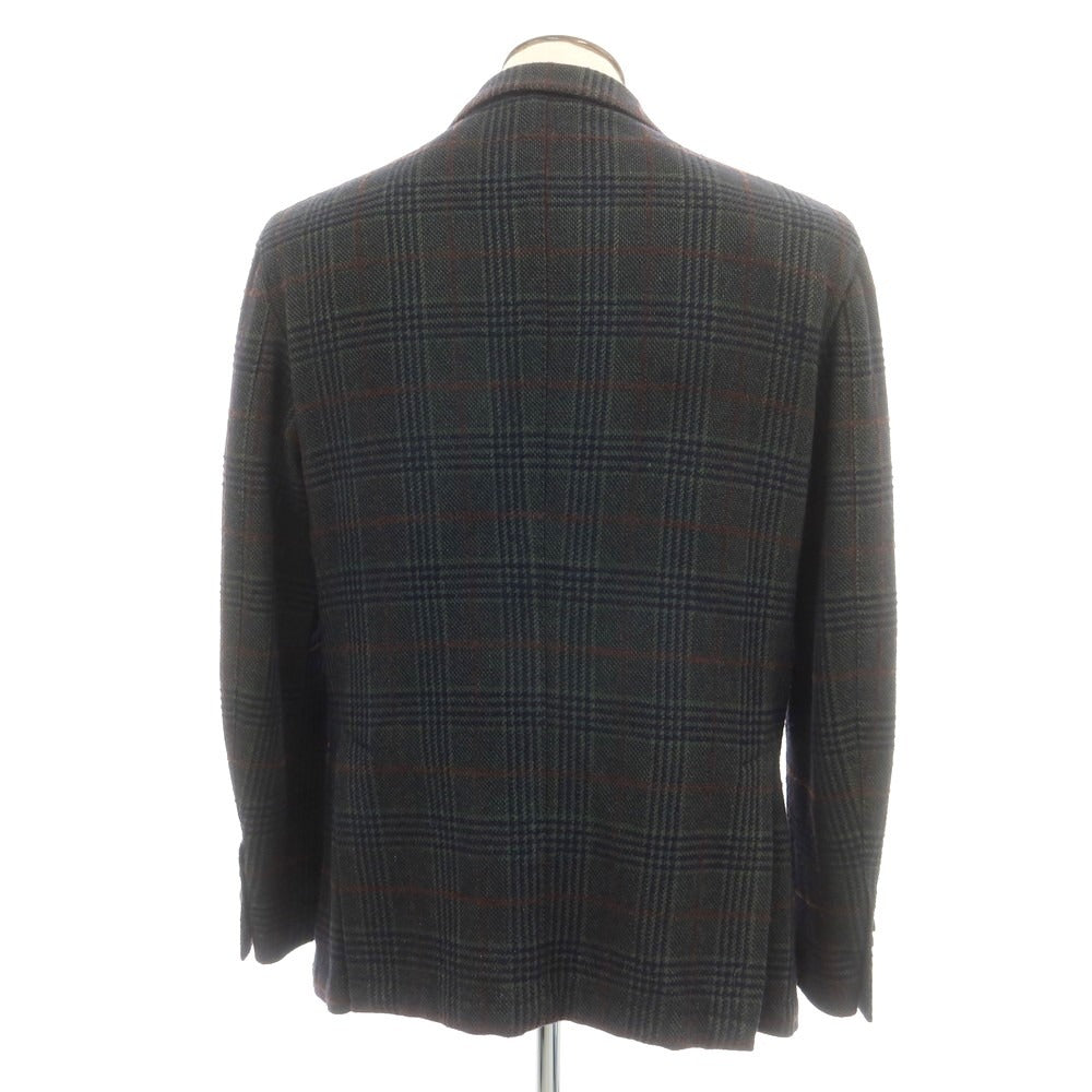 【中古】アルテア Altea ウールコットン カジュアルジャケット ダークグリーン【 54 】【 状態ランクC 】【 メンズ 】