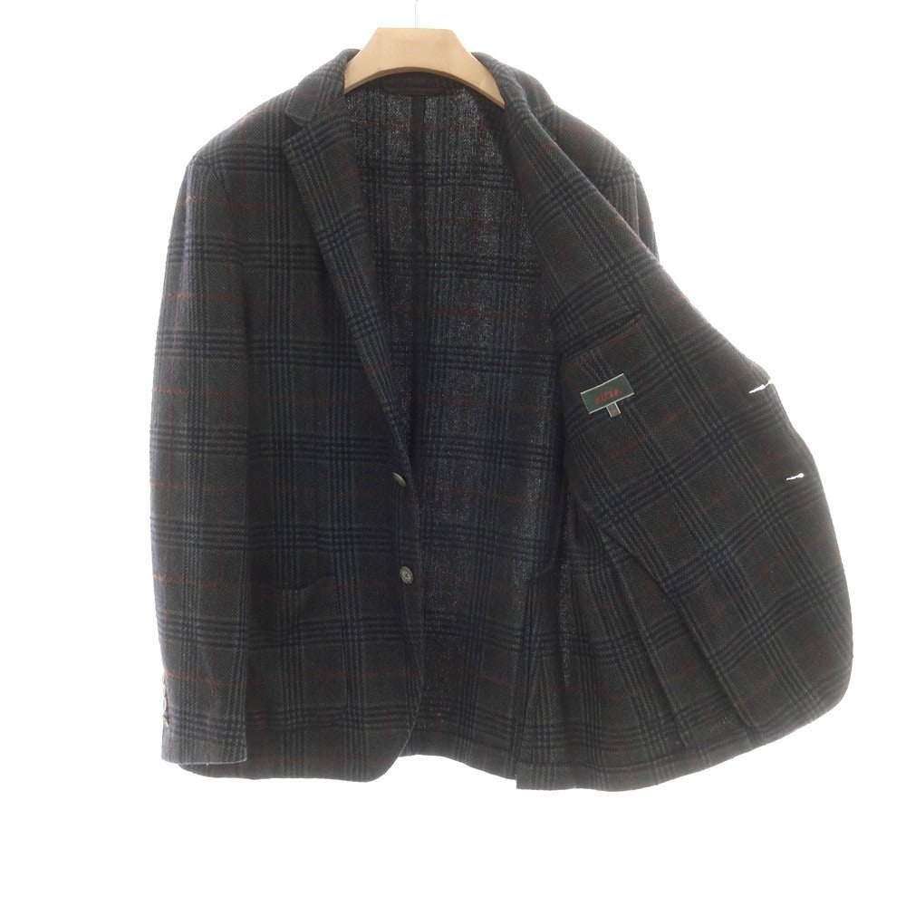 【中古】アルテア Altea ウールコットン カジュアルジャケット ダークグリーン【 54 】【 状態ランクC 】【 メンズ 】