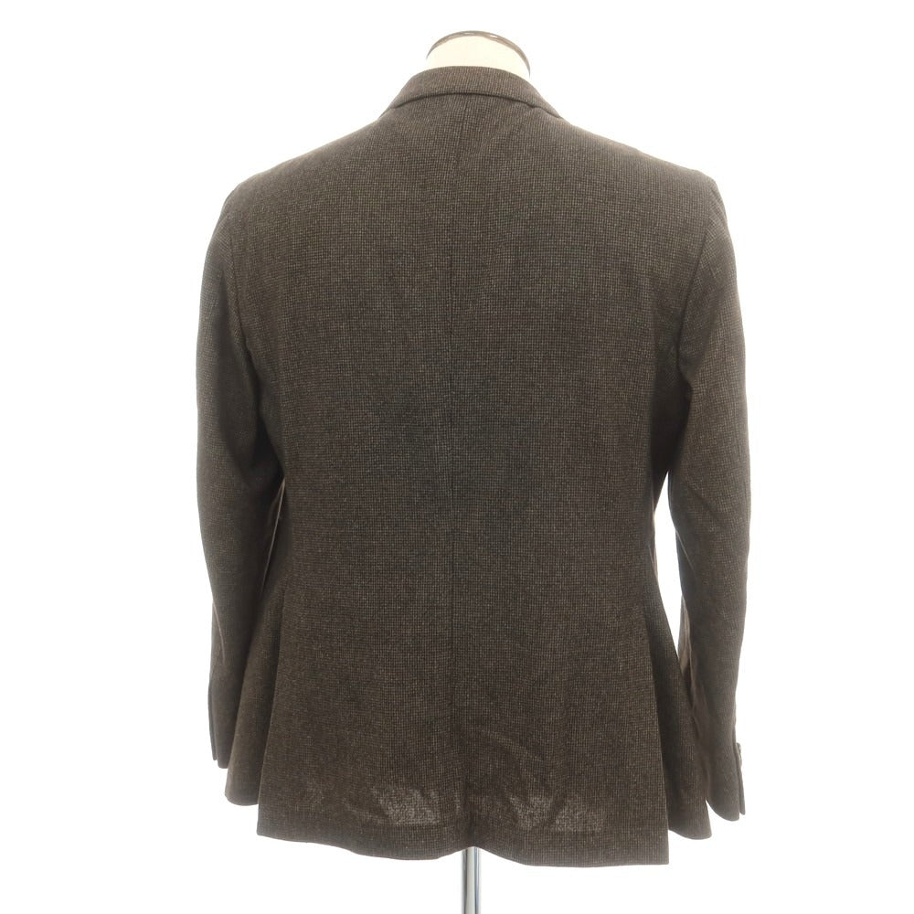 【中古】トンボリーニ TOMBOLINI ウールナイロンコットン テーラードジャケット ブラウン【 54 】【 状態ランクB 】【 メンズ 】