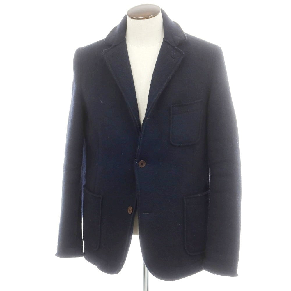 【中古】パトリツィア ペぺ PATRIZIA PEPE ウールポリエステル 3B カジュアルジャケット ネイビー【 54 】【 状態ランクB 】【 メンズ 】